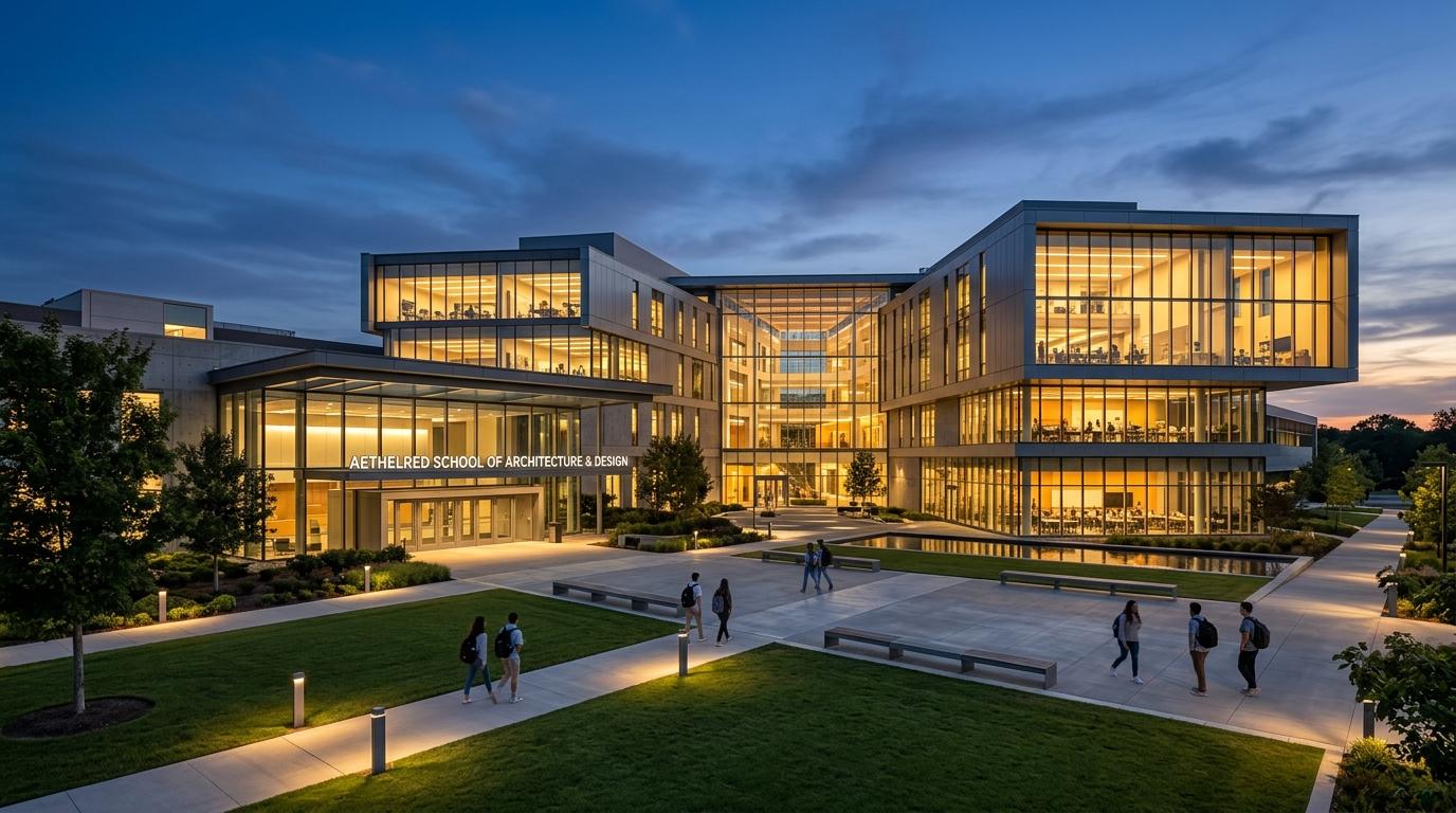 Modern School Campus